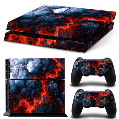 GAMEGENIXX naljepnica za kožu Geometry Design uklonjivi poklopac PVC vinil za PS4 konzolu i 2 kontrolera