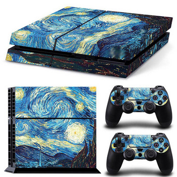 Κάλυμμα Skin Sticker For PS4 for Play station 4 Console Decal Σετ αυτοκόλλητων