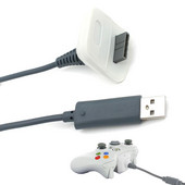 Aukštos kokybės USB įkrovimo laidas, skirtas XBOX 360 DC 5V 1,46 m USB Play įkrovimo įkroviklio kabelio laidas, skirtas XBOX 360 belaidžiam valdikliui