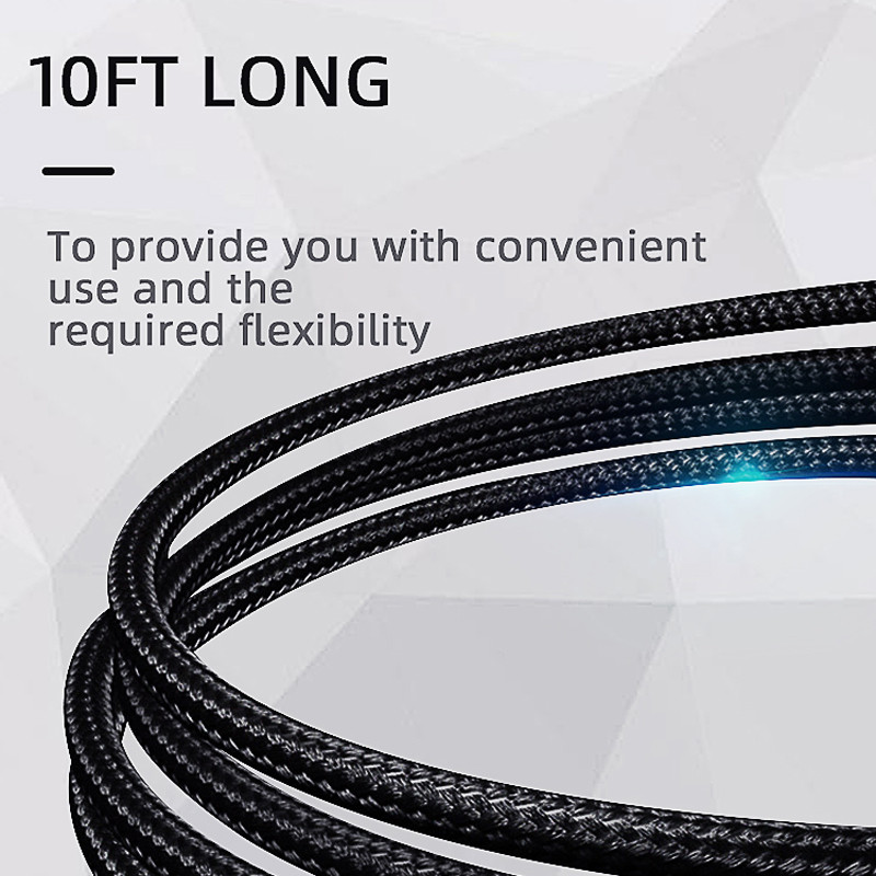 DATA FROG Kabel za napajanje za PS5/Xbox Series SX kontroler USB Type C 1m/2m/3m Kabel za punjenje za Playstation 5 Gamepad Dodaci