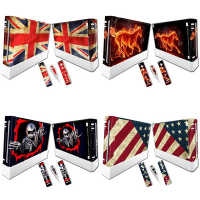Αξεσουάρ παιχνιδιών Vinyl Skin Sticker Protector για W ii και ελεγκτές Stickers for w ii Console