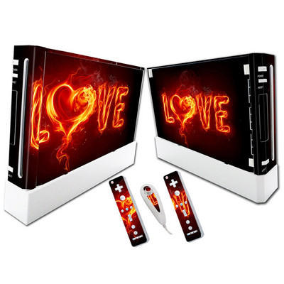 Dodatna oprema za igrice Vinilna naljepnica Zaštitnik za W ii i maske kontrolera Naljepnice za w ii konzolu