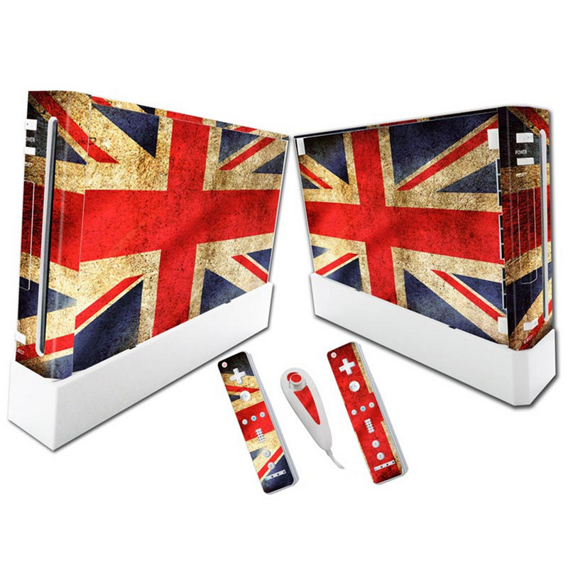 Dodatna oprema za igrice Vinilna naljepnica Zaštitnik za W ii i maske kontrolera Naljepnice za w ii konzolu