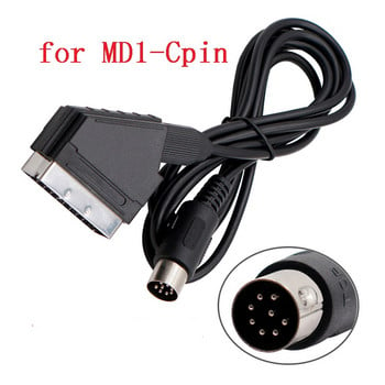 Καλώδιο RGB Scart για PS2/SEGA MD1/MD2 Megadrive1/DC/Ge nesis1/XBOX/WII