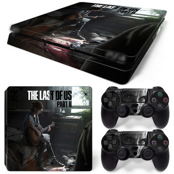 GAMEGENIXX Skin Sticker Cool Design Защитен декал Подвижен капак за PS4 Slim Console и 2 контролера