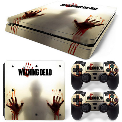 GAMEGENIXX Skin Sticker Cool Design védőmatrica eltávolítható borító PS4 Slim konzolhoz és 2 vezérlőhöz