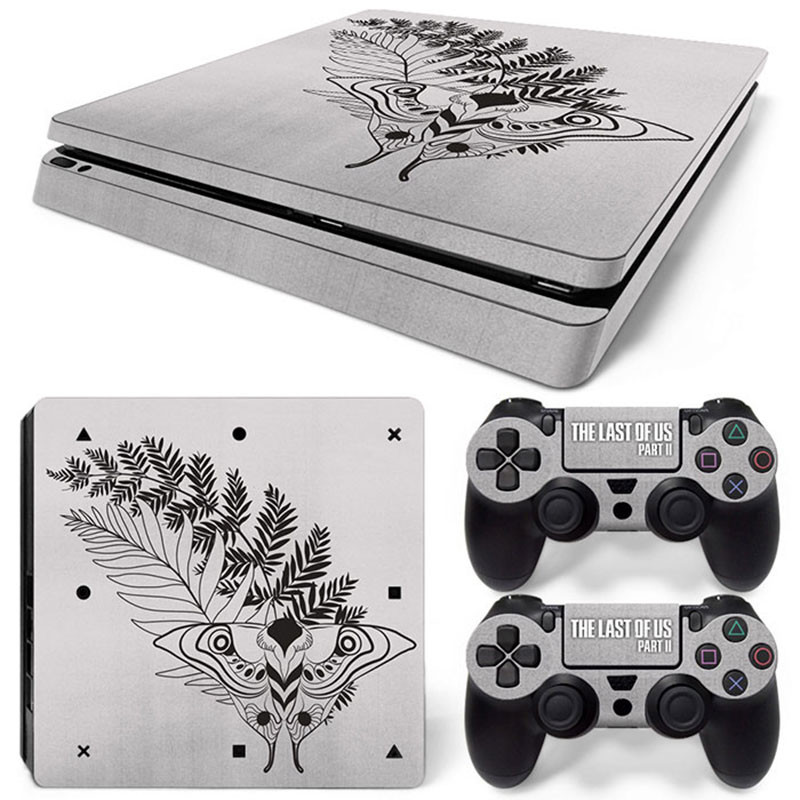 GAMEGENIXX Skin Sticker Cool Design védőmatrica eltávolítható borító PS4 Slim konzolhoz és 2 vezérlőhöz