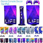 Fashion Skin za PS5 Decal Decor igraće konzole Zaštitni omot Zaštitna folija Naljepnica za PS5