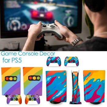 Fashion Skin for PS5 Decal Game Console Decor Защитно покритие Защитно фолио Стикер за PS5