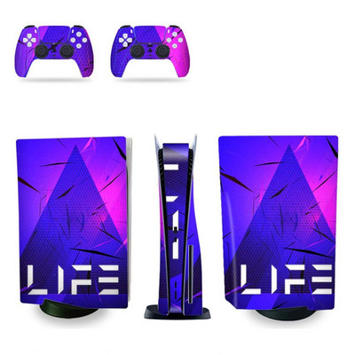 Fashion Skin za PS5 Decal Decor igraće konzole Zaštitni omot Zaštitna folija Naljepnica za PS5