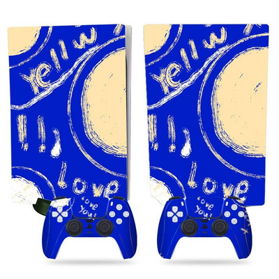 Fashion Skin za PS5 Decal Decor igraće konzole Zaštitni omot Zaštitna folija Naljepnica za PS5
