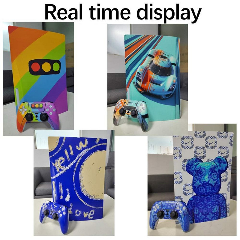 Fashion Skin za PS5 Decal Decor igraće konzole Zaštitni omot Zaštitna folija Naljepnica za PS5