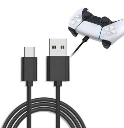 Type C USB кабел за зарядно устройство за sony playstation 5/switch controller series Controller USB C Data for Playstation ps5 кабел зареждане