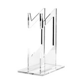 Dvostruki držač kontrolera igre Akrilni gamepad Zaslon Podrška za Switch Pro/PS5/Xbox Series X/PS4 Joystick Stalak za stolni stalak