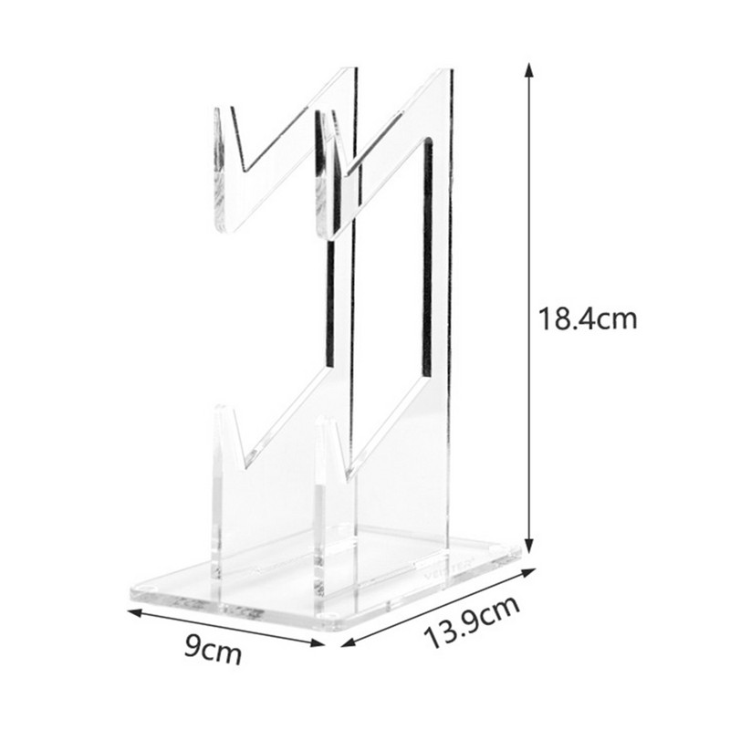 Dvostruki držač kontrolera igre Akrilni gamepad Zaslon Podrška za Switch Pro/PS5/Xbox Series X/PS4 Joystick Stalak za stolni stalak