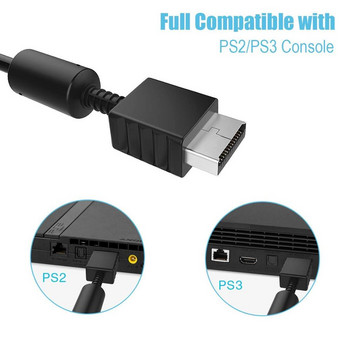 Καλώδιο AV Multi Component GREATLINK Συμβατό με PS2/PS3/PS3 Slim HDTV-Ready TV HD Component Καλώδιο AV 5-Wire 6FT