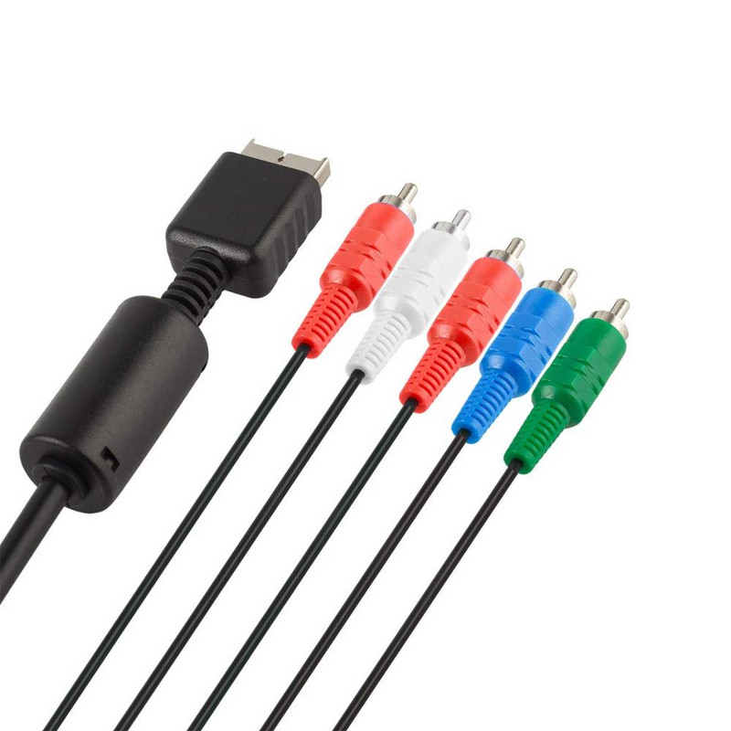 Cablu AV multicomponent GREATLINK Compatibil cu PS2/PS3/PS3 Slim HDTV-Ready Cablu AV component HD 5 fire 6FT