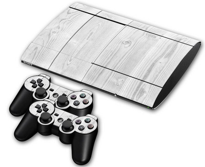 Vinila uzlīmes ādas uzlīme PS3 Super Slim 4000 konsoles apvalkiem + 2 PCS uzlīmes PS3 kontrollera kursorsviras Gampad vinila apvalkam