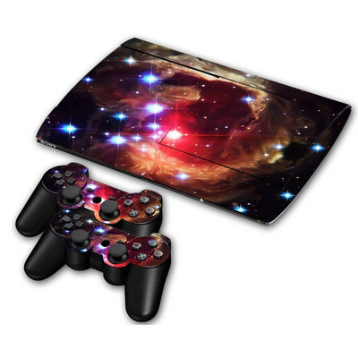 Vinil autocolant piele pentru PS3 Super Slim 4000 Skins de consolă + 2 bucăți autocolante pentru PS3 Controller Joystick Gampad Vinyl Skin Cover