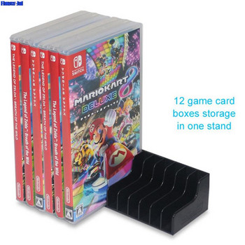 24 бр./лот Кутия за игрални карти Поставка за съхранение на държач за CD диск Поддръжка за Nintendo Nintend Switch NS За 24 бр. CD дискове или държачи за карти