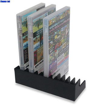 24 бр./лот Кутия за игрални карти Поставка за съхранение на държач за CD диск Поддръжка за Nintendo Nintend Switch NS За 24 бр. CD дискове или държачи за карти