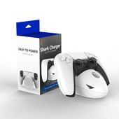 2022 Controller Shark punjač, dock stanica za punjenje za PS5 Dualsense kontrolere s LED indikatorima, brzo punjenje