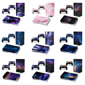 Πλήρες σετ αυτοκόλλητο με αυτοκόλλητο από ανθρακονήματα Skin Skin κονσόλα παιχνιδιών Προστατευτικό κάλυμμα Προστατευτικό αυτοκόλλητο φιλμ για PS5