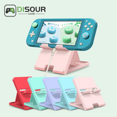DISOUR reguleeritav alus Nintendo Switchi mänguhoidiku jaoks. Mitmefunktsiooniline konsooli kaasaskantav lauaarvuti hoidik lülititelefoni iPadile