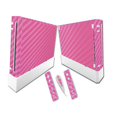 WII Vinyl Skin Sticker Cover Wrap Protector za Wii konzolu i kontrolere naljepnice za kožu crna mat bijela