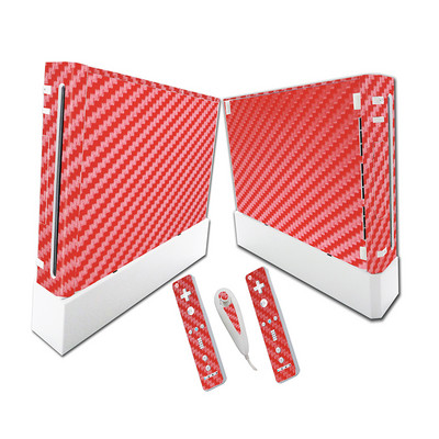 WII Vinyl Skin Sticker Cover Wrap Protector za Wii konzolu i kontrolere naljepnice za kožu crna mat bijela