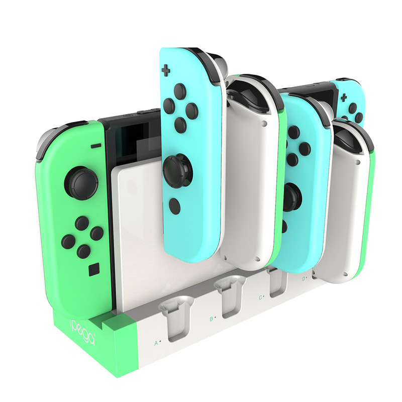 Ipega PG-9186 punjač Dock Stalak Kontroler Punjač Stanica za punjenje za Nintendo Switch NS Joy-Con igraću konzolu s indikatorom