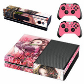 Demon Slayer Skin naljepnica Decal Cover za Xbox One konzolu i 2 kontrolera za Xbox One Skin naljepnica Vinyl