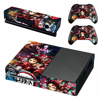 Demon Slayer Skin naljepnica Decal Cover za Xbox One konzolu i 2 kontrolera za Xbox One Skin naljepnica Vinyl
