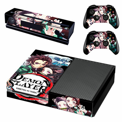 Demon Slayer Skin naljepnica Decal Cover za Xbox One konzolu i 2 kontrolera za Xbox One Skin naljepnica Vinyl