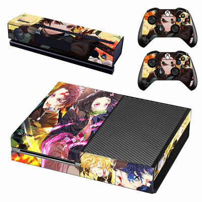 Demon Slayer Skin naljepnica Decal Cover za Xbox One konzolu i 2 kontrolera za Xbox One Skin naljepnica Vinyl