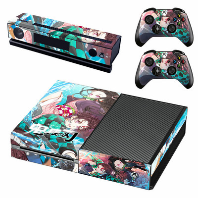 Demon Slayer Skin naljepnica Decal Cover za Xbox One konzolu i 2 kontrolera za Xbox One Skin naljepnica Vinyl