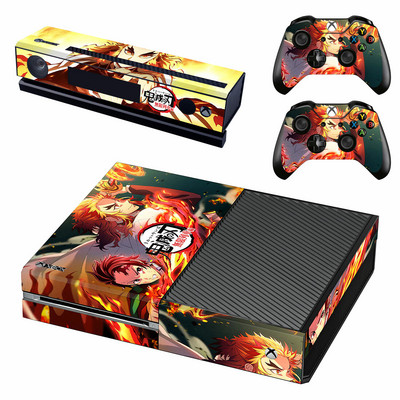 Demon Slayer Skin naljepnica Decal Cover za Xbox One konzolu i 2 kontrolera za Xbox One Skin naljepnica Vinyl