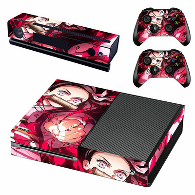 Demon Slayer Skin naljepnica Decal Cover za Xbox One konzolu i 2 kontrolera za Xbox One Skin naljepnica Vinyl