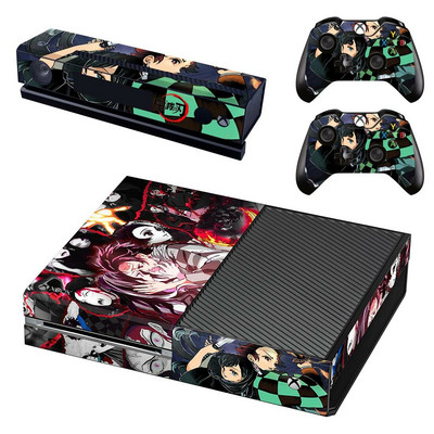 Demon Slayer Skin naljepnica Decal Cover za Xbox One konzolu i 2 kontrolera za Xbox One Skin naljepnica Vinyl