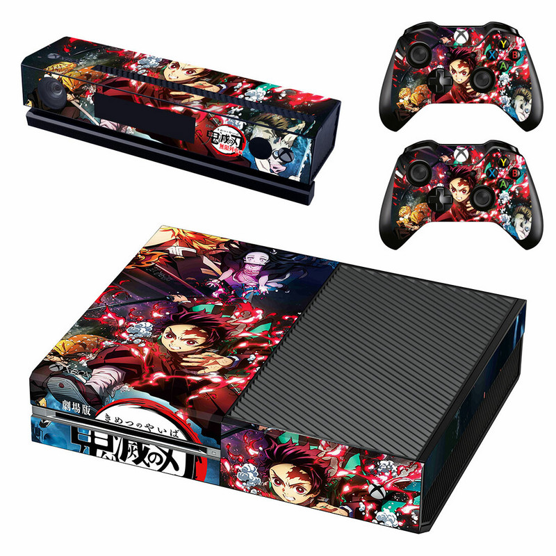 Demon Slayer Skin naljepnica Decal Cover za Xbox One konzolu i 2 kontrolera za Xbox One Skin naljepnica Vinyl