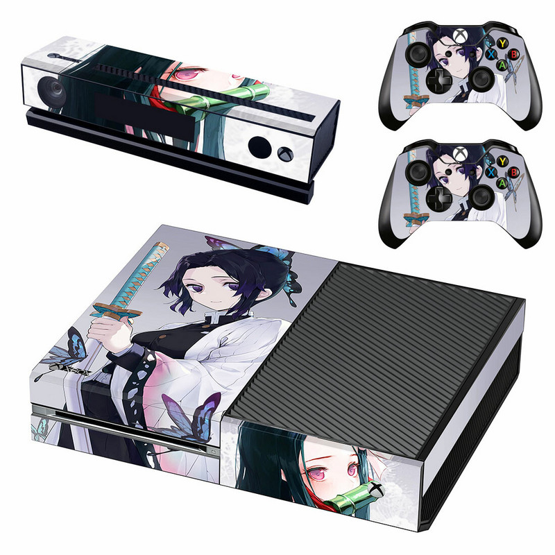 Demon Slayer Skin naljepnica Decal Cover za Xbox One konzolu i 2 kontrolera za Xbox One Skin naljepnica Vinyl