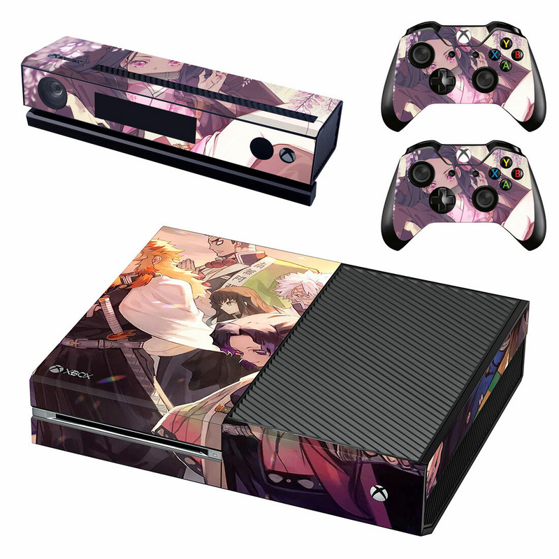 Demon Slayer Skin naljepnica Decal Cover za Xbox One konzolu i 2 kontrolera za Xbox One Skin naljepnica Vinyl
