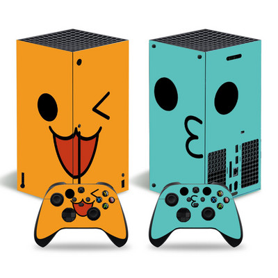 Gyönyörű kép xbox sorozathoz X Skin matrica xbox sorozathoz X pvc skin xbox sorozathoz X bakelit matrica XSX bőrhöz matrica