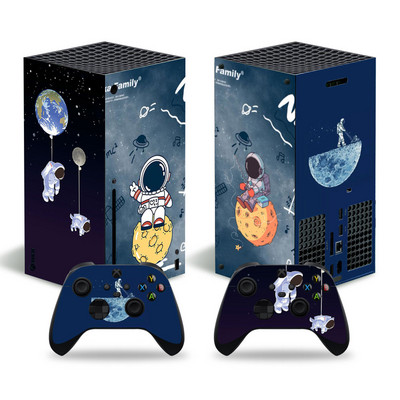 Gyönyörű kép xbox sorozathoz X Skin matrica xbox sorozathoz X pvc skin xbox sorozathoz X bakelit matrica XSX bőrhöz matrica