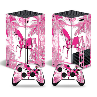 Gyönyörű kép xbox sorozathoz X Skin matrica xbox sorozathoz X pvc skin xbox sorozathoz X bakelit matrica XSX bőrhöz matrica