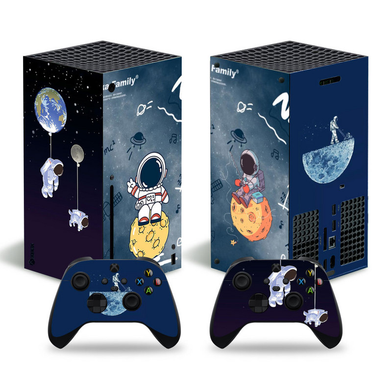 Gyönyörű kép xbox sorozathoz X Skin matrica xbox sorozathoz X pvc skin xbox sorozathoz X bakelit matrica XSX bőrhöz matrica