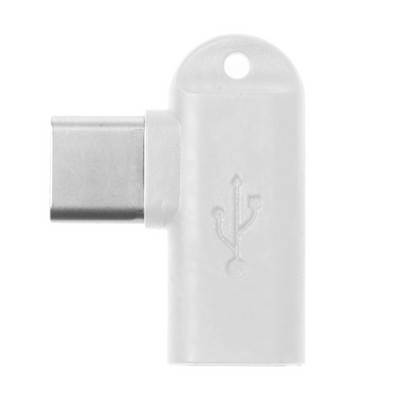 1 бр. 90 градуса тип C мъжки към микро USB женски адаптер за преобразувател на зареждане за синхронизиране на данни