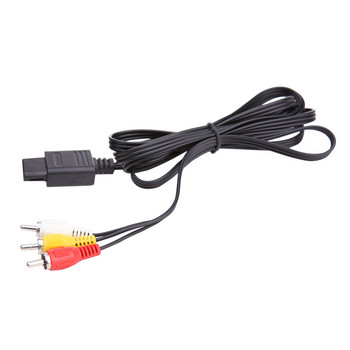 1.8M за Nintendo 64 Audio TV Video Cord AV кабел към RCA за Super Nintend GameCube N64 SNES Game Cube AV аудио композитен кабел