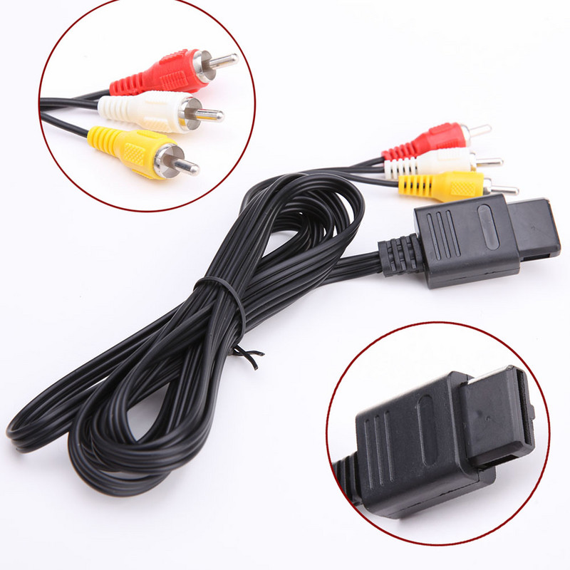 1.8M za Nintendo 64 Audio TV Video kabel AV kabel na RCA za Super Nintend GameCube N64 SNES Game Cube AV audio kompozitni kabel