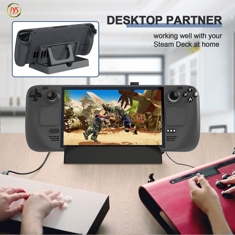 Pārnēsājams regulējams statīva turētājs Nintendo Switch tvaika klājam Powkiddy X70 X39 ANBERNIC RG503 RG353P dokstacijas bāzes dāvana